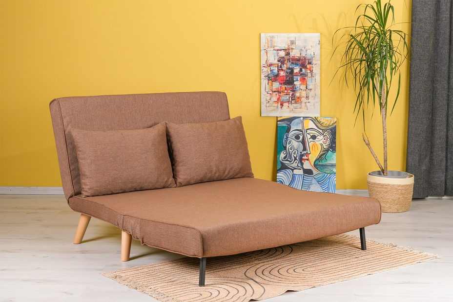 Kanapé futon Fillie (barna)