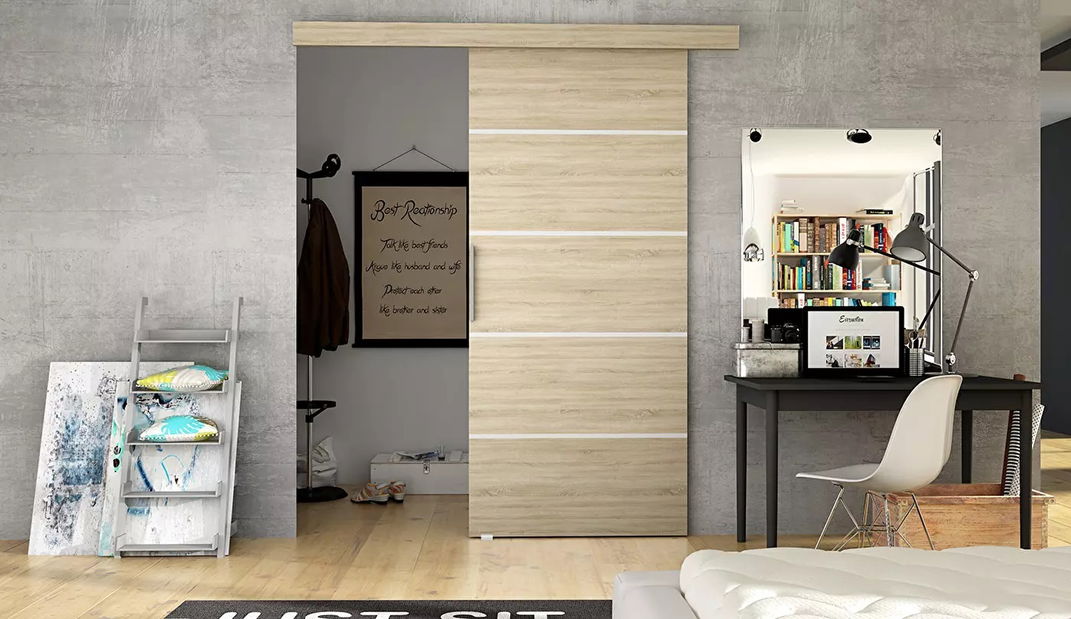 Posuvné dvere Marin 3 (dub sonoma)