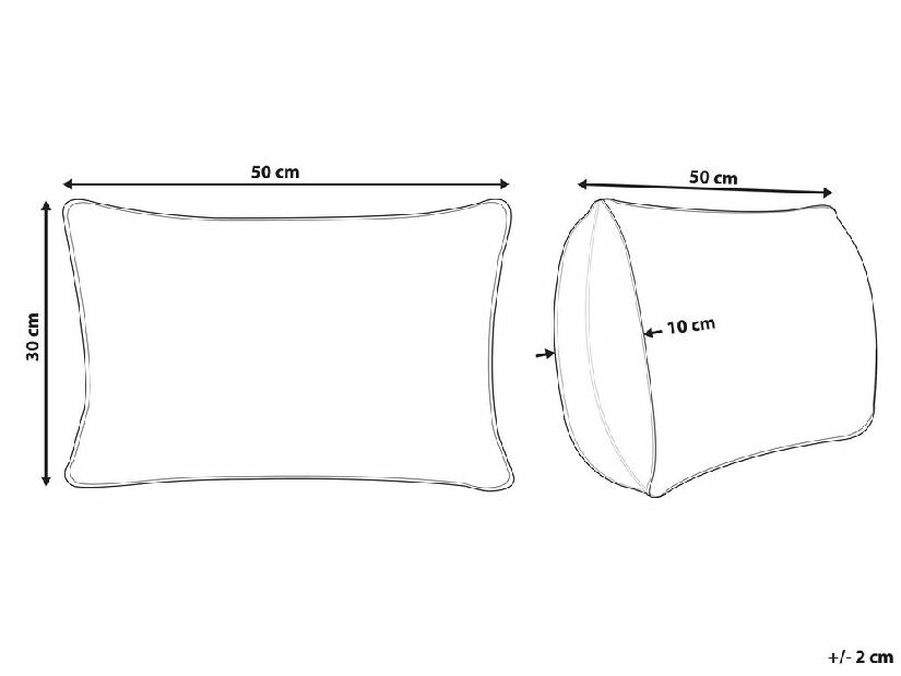 Ukrasni jastuk 30 x 50 cm Cumba (više boja)