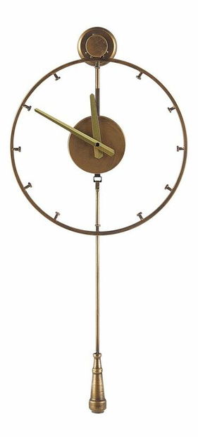 Nástenné hodiny EMIN (zlatá)