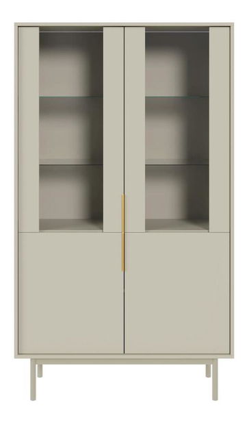 Vitrină Verdio V3 (gri bej)