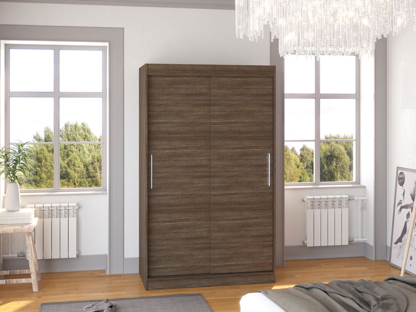 Šatníková skriňa Connor (choco)