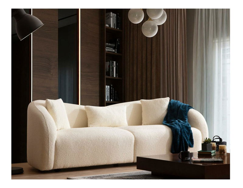 Pohovka trojsedačka Venedikt (krémová)