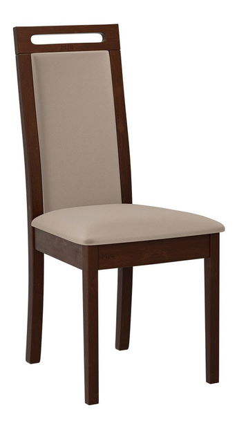 Scaun bucătărie Hellen VI (nuc + gri albastru)