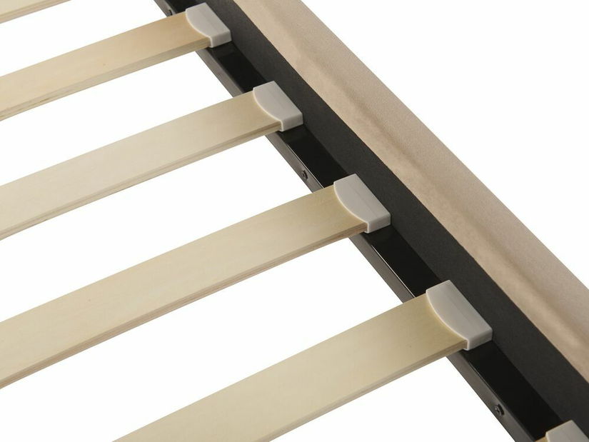 Franciaágy 140 cm Lubbka (ezüst)