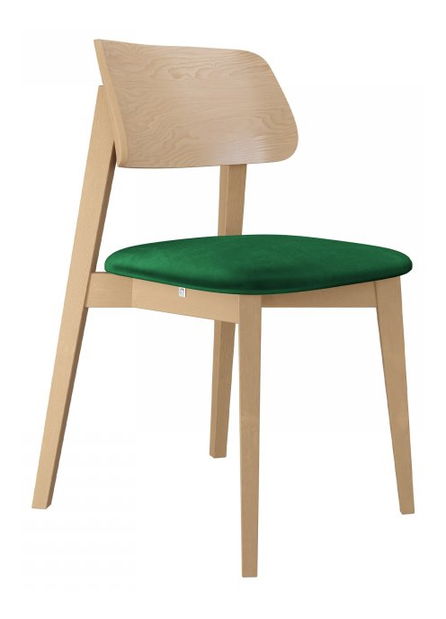 Blagovaonska stolica KD 63 (bukva + smaragdna) 