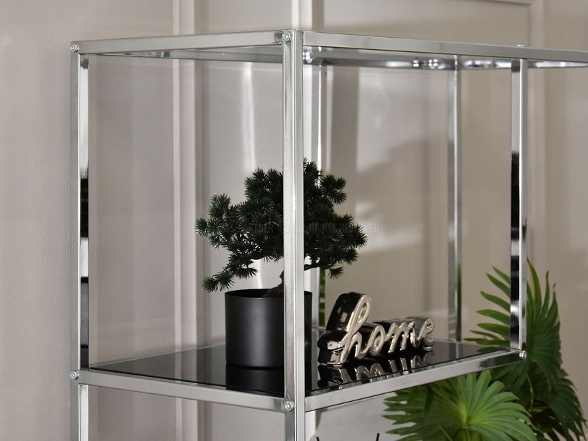 Raft Crips (marmură neagră + crom)