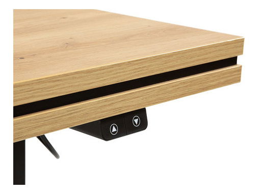 Masă PC Noralan I (stejar artisan + negru)