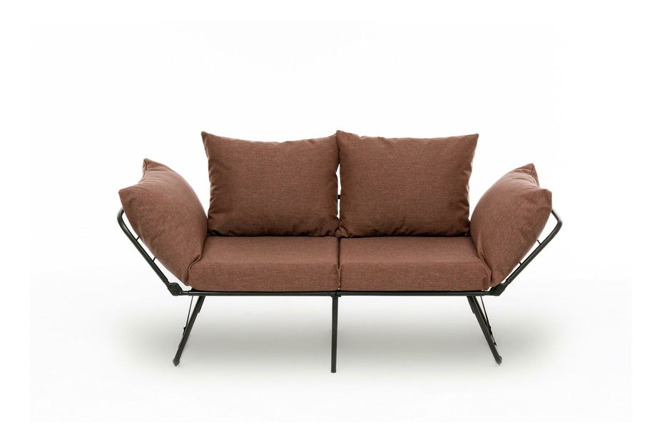 Canapea două locuri Verve 2 (maro deschis)