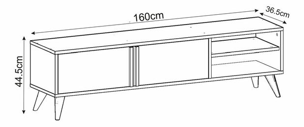TV stolić/ormarić Betroit (travertin)