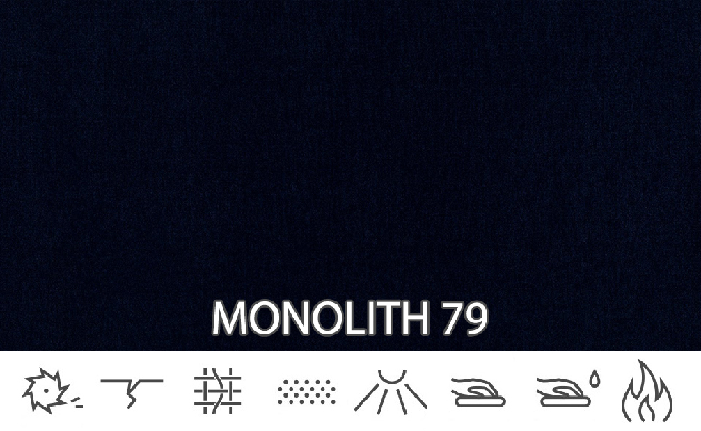 Kutna garnitura Viktoria 2R1 (L) (tamnoplava Monolith 79)