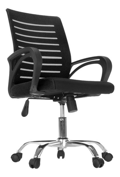 Fotoliu de birou Lisabolla (negru)