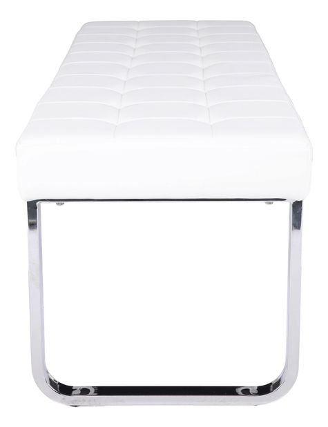 Lavica Briallen (biela + chróm)