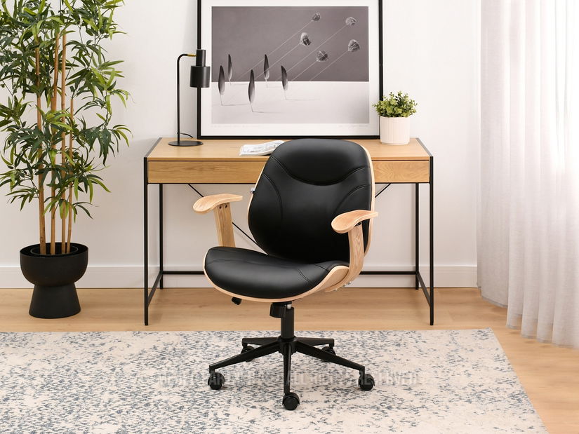 Kreslo Raynold (dub čierny + čierna)