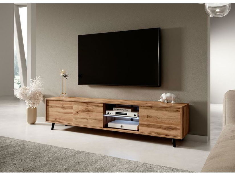 Masă TV Gal (cu iluminat) (stejar wotan)