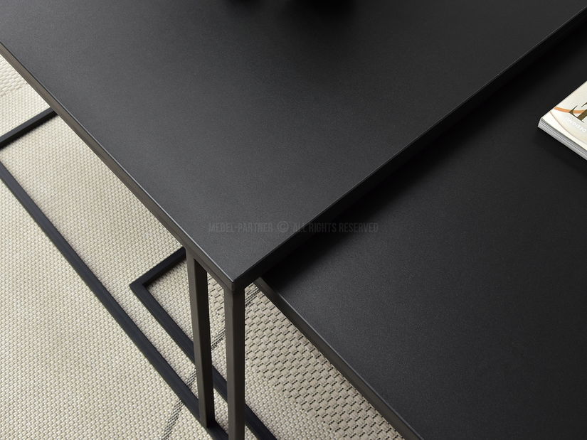 Set solića za kavu (2 kom.) Destapamos (crna)