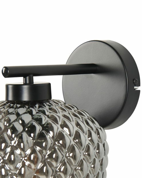 Nástenné osvetlenie Suha (čierna) 