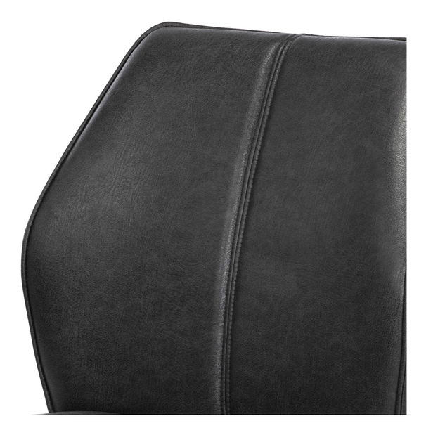 Jedálenská stolička Herbia-397-GREY3 (tmavosivá + čierna)