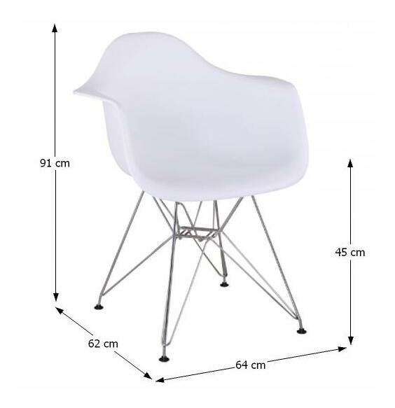 Jedálenská stolička Feman new (biela)