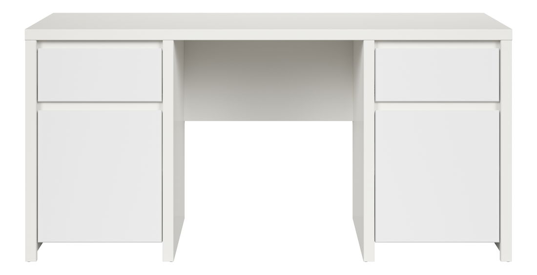 Masă PC Kaspian BIU2D2S/160 (Alb)
