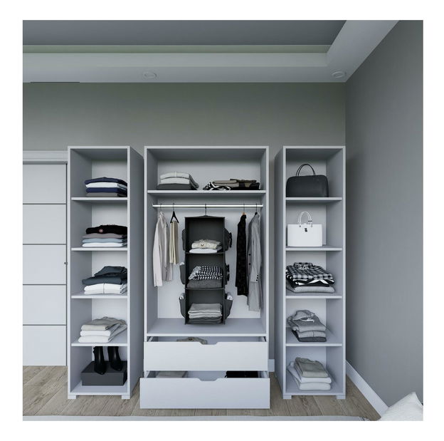 Ruhásszekrény Durun 23 (matt fehér)