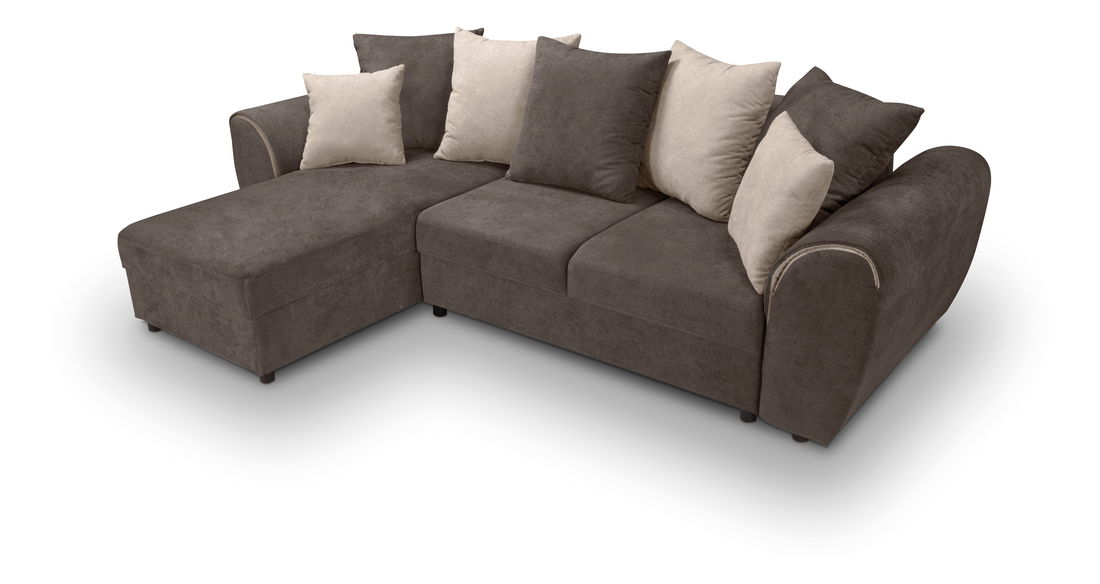 Rohová sedačka BRW Paladin Lux 3DL.URC (hnedá) (L)