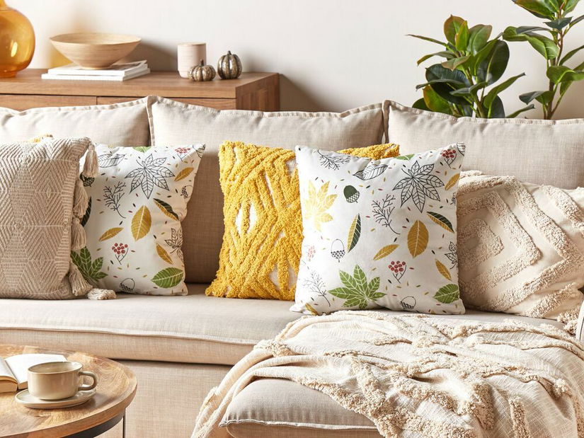 Set 2 buc perne decorative 45 x 45 cm Mulle (multicolor)