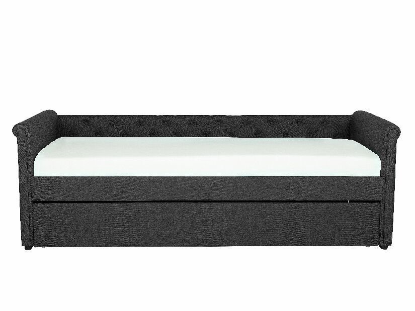 Rozkladacia posteľ 90 cm LISABON (s roštom) (sivá) *výpredaj