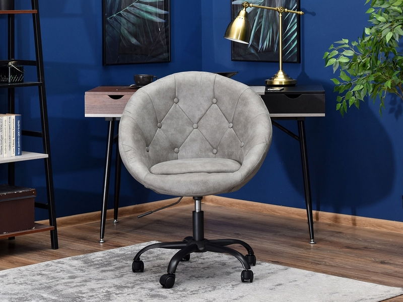 Kreslo Lush 4 (sivá + čierna)