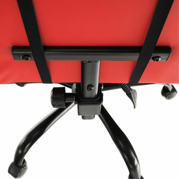 Kancelárske/herné kreslo Gallof NEW (čierna + biela + červená)