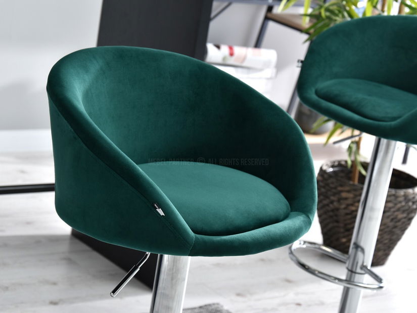 Scaun Hanzel (verde + crom)