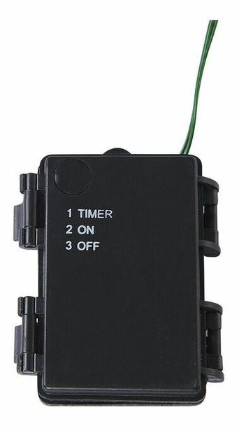 Veniec na dvere ø 55 cm Whitney (zelená) (s osvetlením)