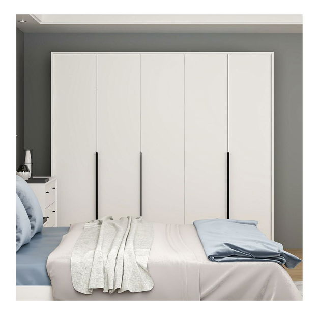 Ruhásszekrény Larimar (fehér)