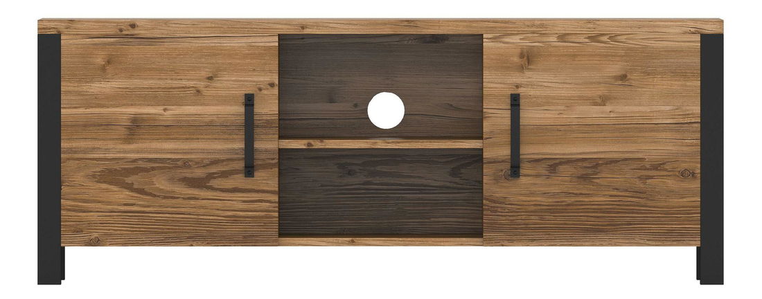 TV stolić- Oralee Typ 41 (smreka + crna mat)