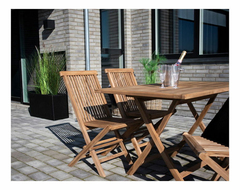 Záhradný stôl Orvoria 2 (teakové drevo)