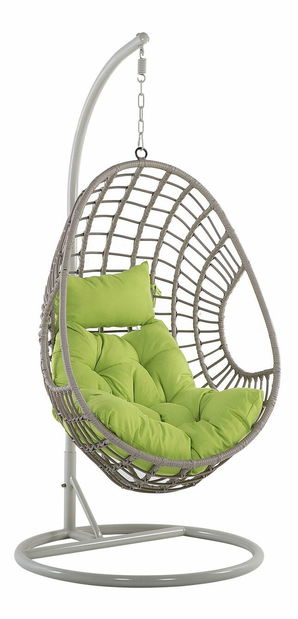 Viseća fotelja sa stalkom ARNO (metal) (bež)