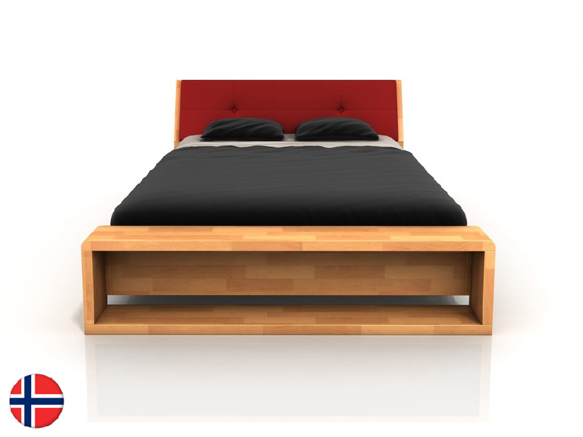 Manželská posteľ 180 cm Naturlig Ervik (buk) (s roštom)