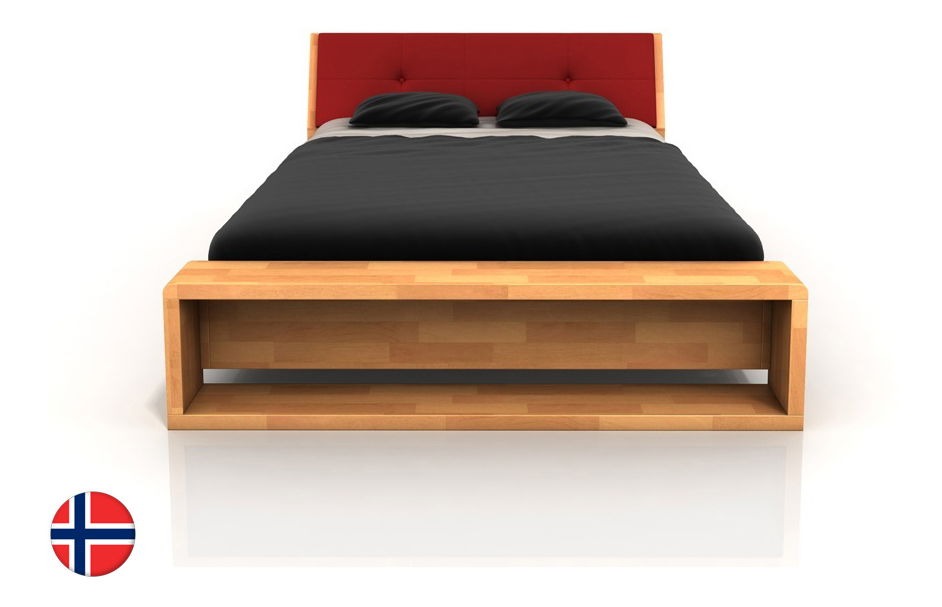 Manželská posteľ 180 cm Naturlig Ervik (buk) (s roštom)