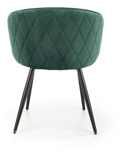 Scaun de sufragerie Kieth (verde închis)