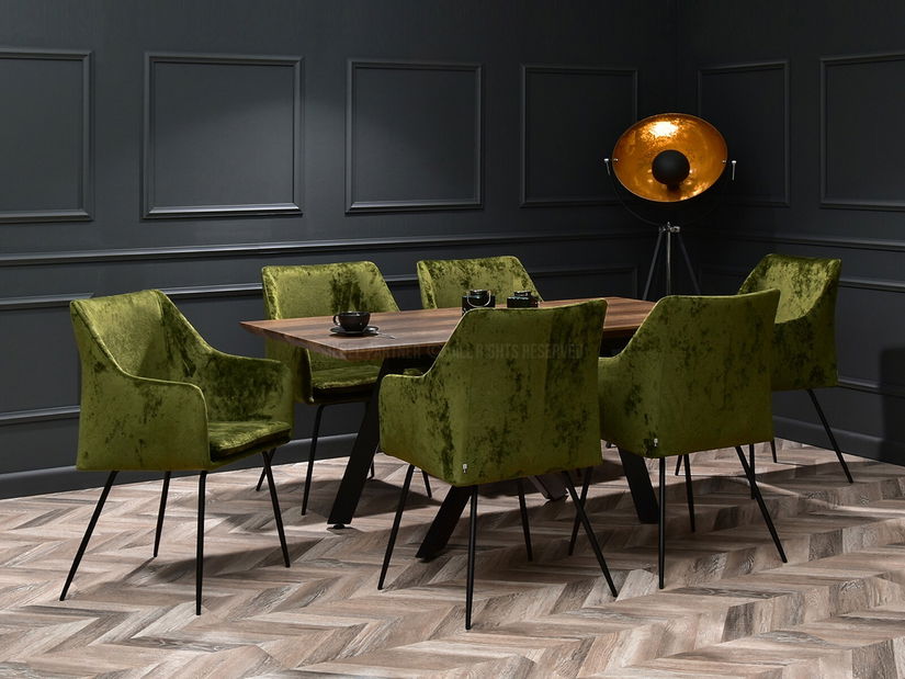 Jedálenská stolička Duplica (zlatá)