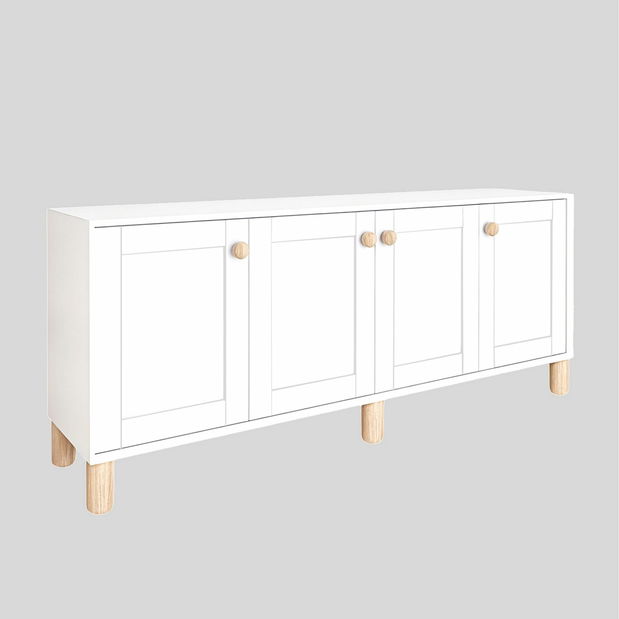 Comodă Naturalia K (alb)