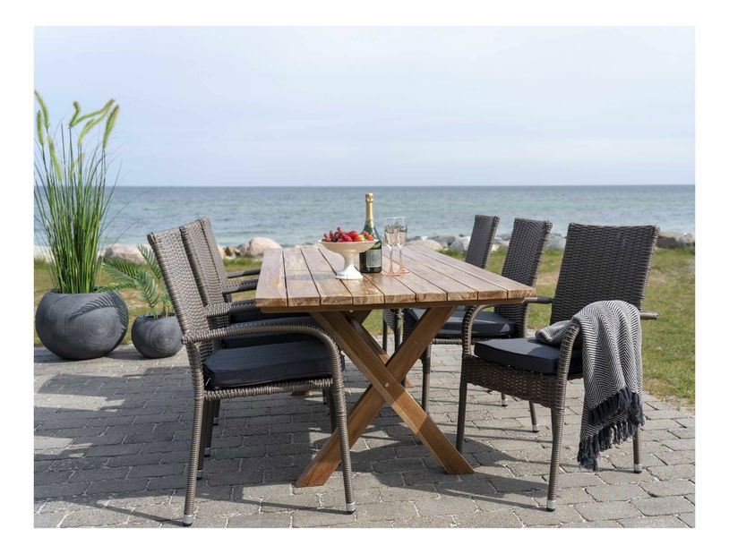 Záhradný stôl Msaninaina (prírodná)