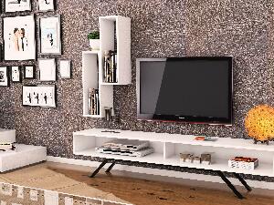 TV asztal Pisoda 3 (fehér) 