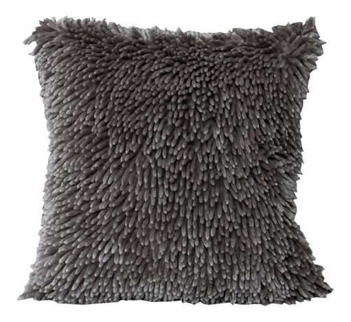 Ozdobný vankúš 50X50 cm Shaggy (strieborná) (1 ks)