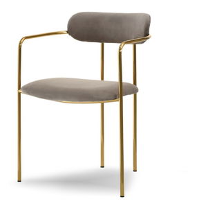 Stolička Magnus (béžová + zlatá)