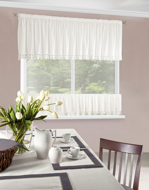 Záclona 400x65 cm Dagmara2 (krémová)