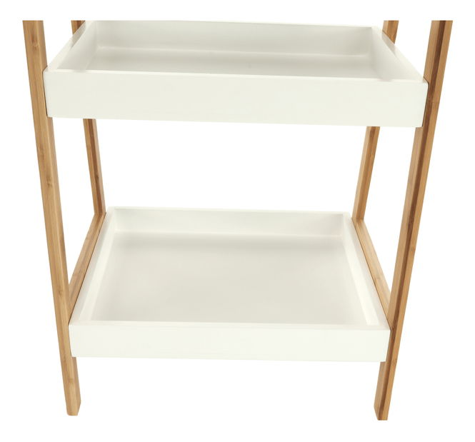 Raft Rameil R1 (bambus lăcuit + alb)