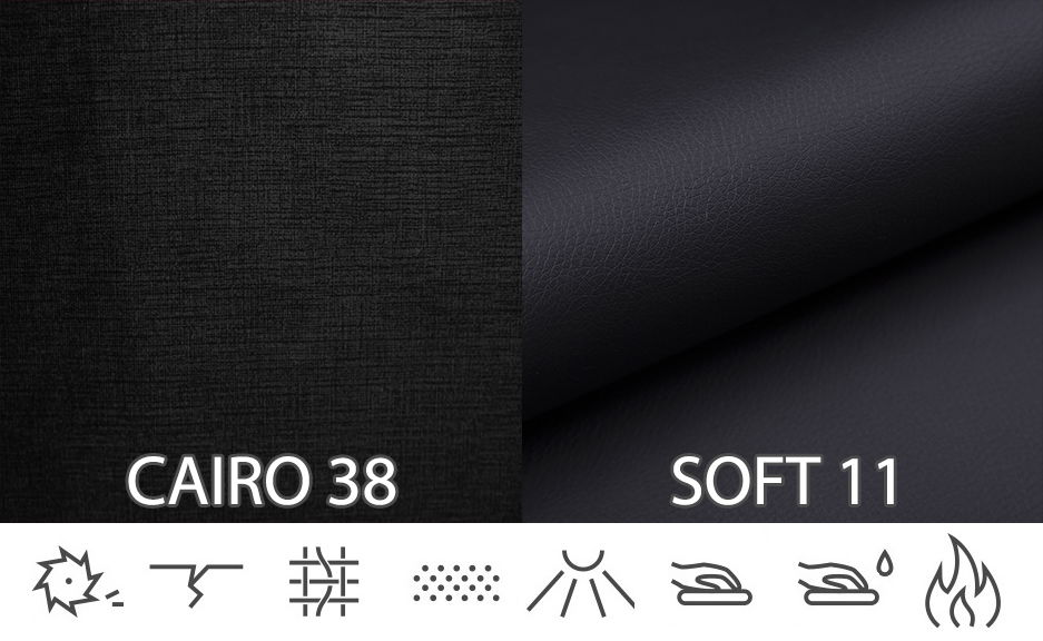 Rohová sedačka Lacey (čierna) (P)