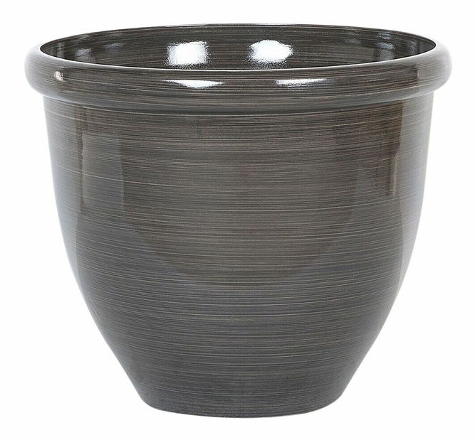 Kvetináč TEMORA 38x44x44 cm (sklolaminát) (hnedá)