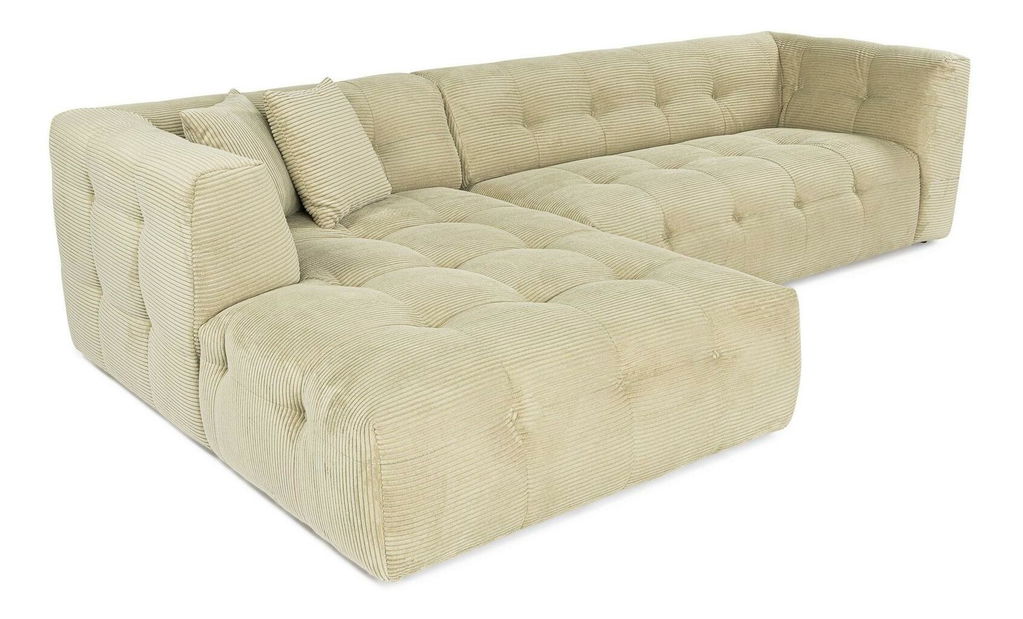 Rohová sedačka Cadellona (L) (zelená)